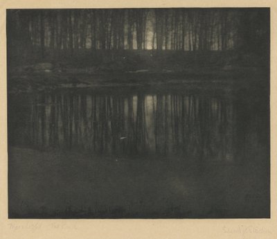 Moonlight - The Pond by Edward Jean Steichen